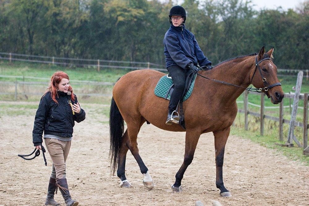 [Camilla Stormont] Undervisning og træning på NH - Undervisning af Hanne på Kin i Ryttercoaching. billede 11