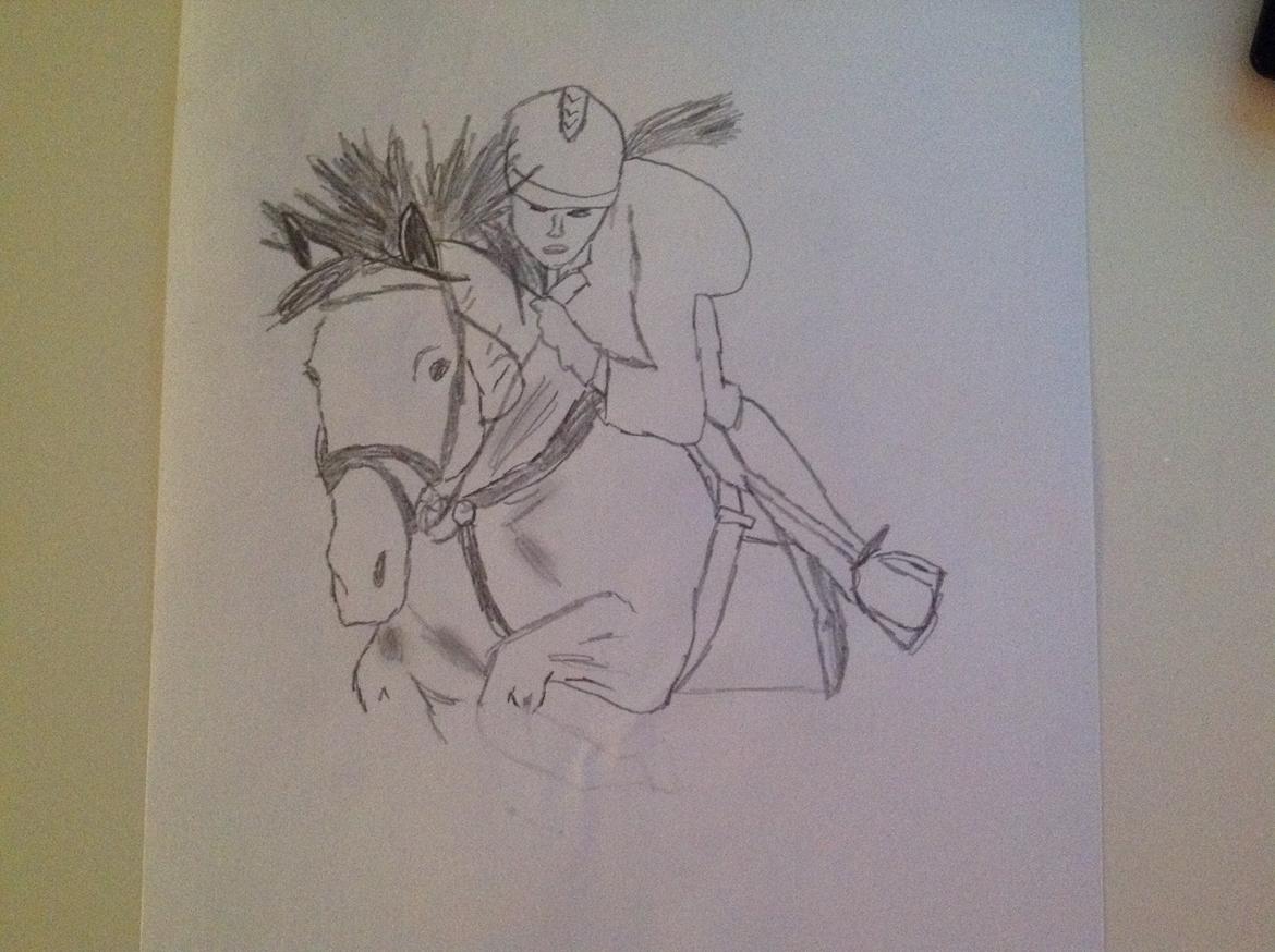 Mine tegninger  - Garnis og Ronja Springer (sådan ser jeg deres færdigheder:))  billede 12