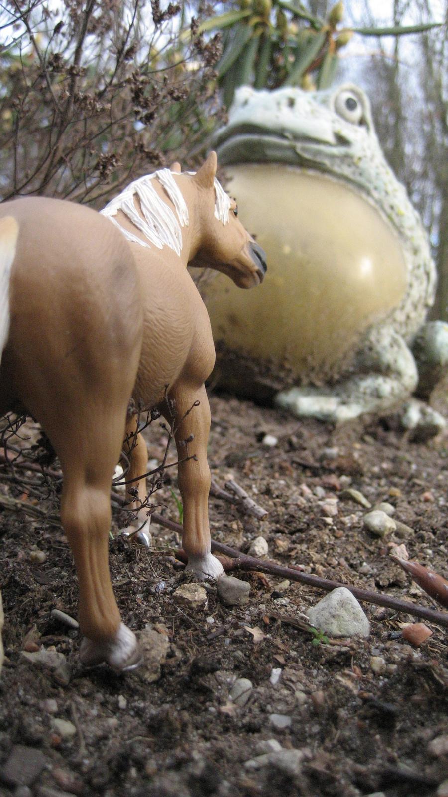 Schleich i naturen - Tjørnegårdens Palle og Kæmpefrøen <3 billede 15