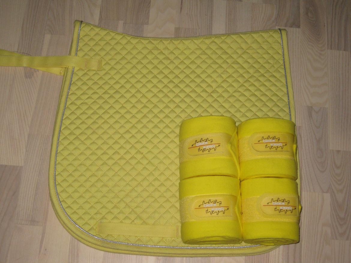 Ride-udstyr - HKM gult underlag og ESKADRON bandager. billede 12