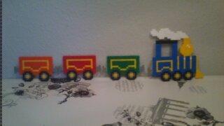 min kreativitet - skulle virkelig bruge mønsteret fra et hama blad og så rettede jeg lidt til :) billede 41