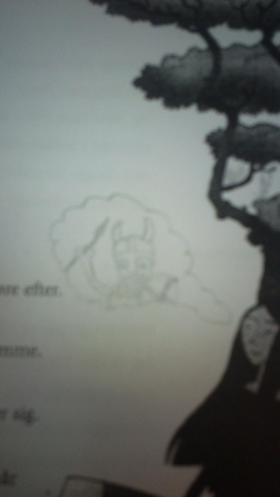 min kreativitet - okay koncentrationen for komma sætning forsvandt og så fik jeg lige wup en ide jeg skulle da tegne en tænkebobbel med en viking i :D billede 42