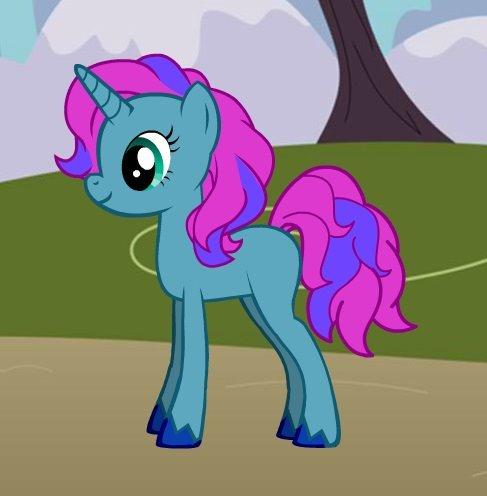 MLP - Little Miss KickBack blank flank (Lavet på en pony creator) billede 2