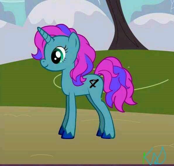 MLP - Little Miss KickBack (Lavet på en pony creator) billede 1