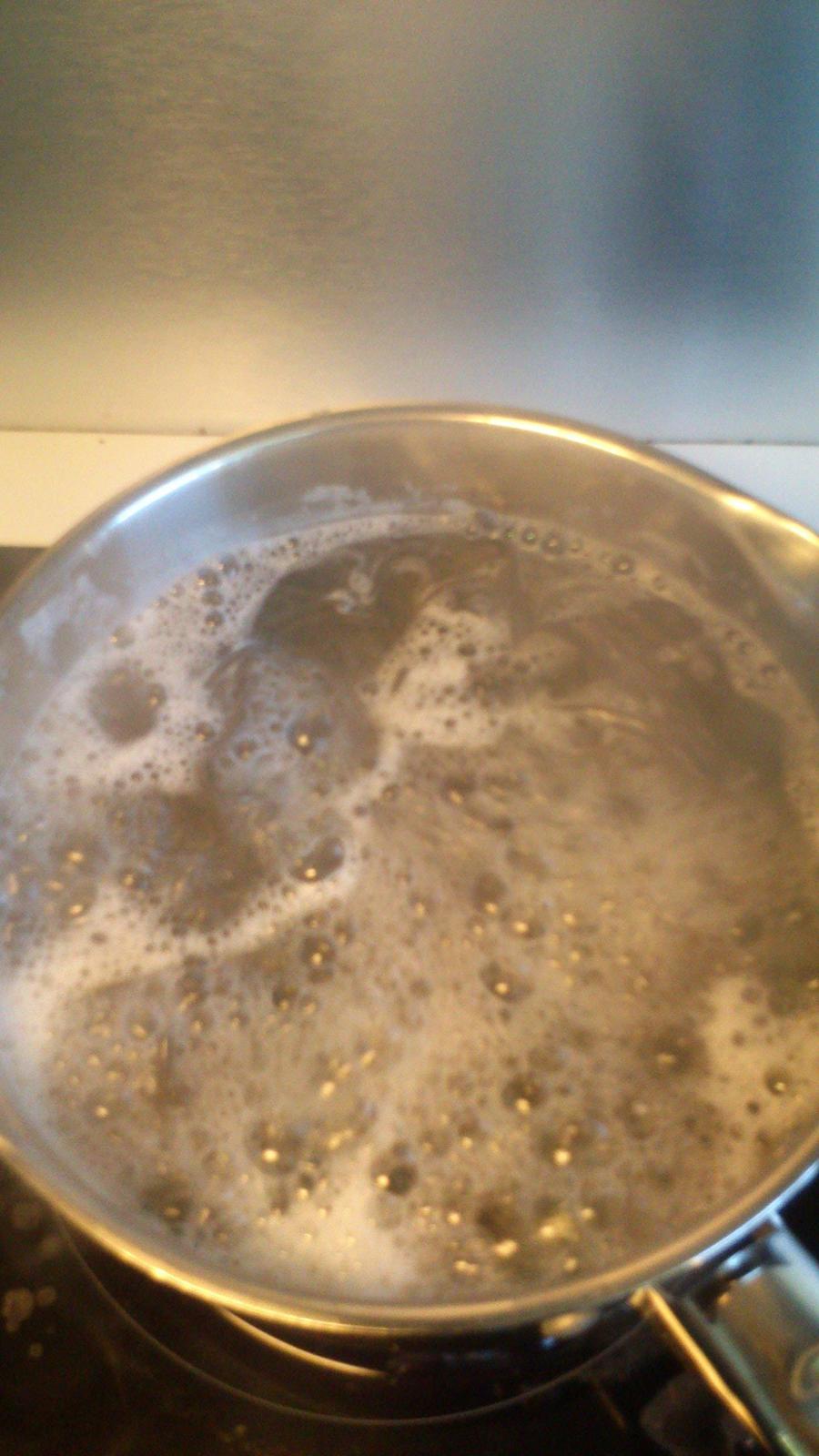 underligt mad  - så fik jeg prøvet de sorte spagettiger afgørelsen er at man kan kun smage forskel fordi de sorte smager kedeligere end normale spagettiger  billede 19