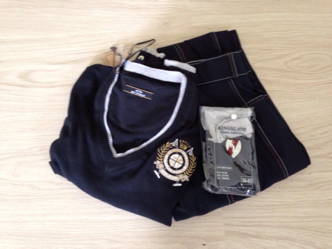 Mit udstyr :) - Ridebukser og HV polo strikbluse billede 32