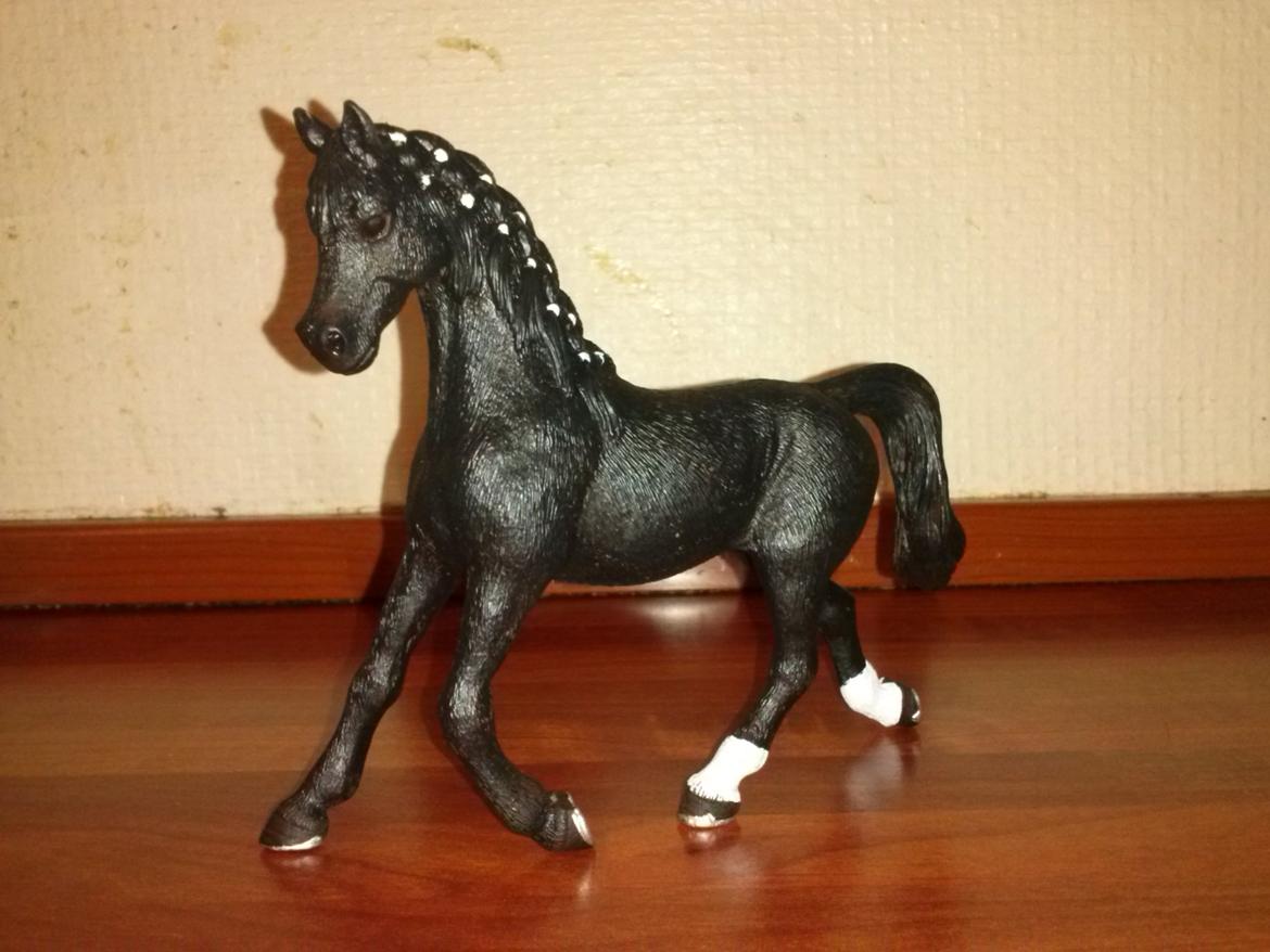 Ommalet Schleich heste - - Brombær - Ligner en pony fra min rideskole billede 4