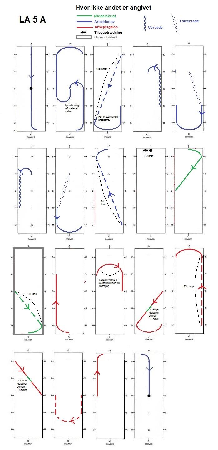 Dressur programmer Bane A - LA5 A billede 9