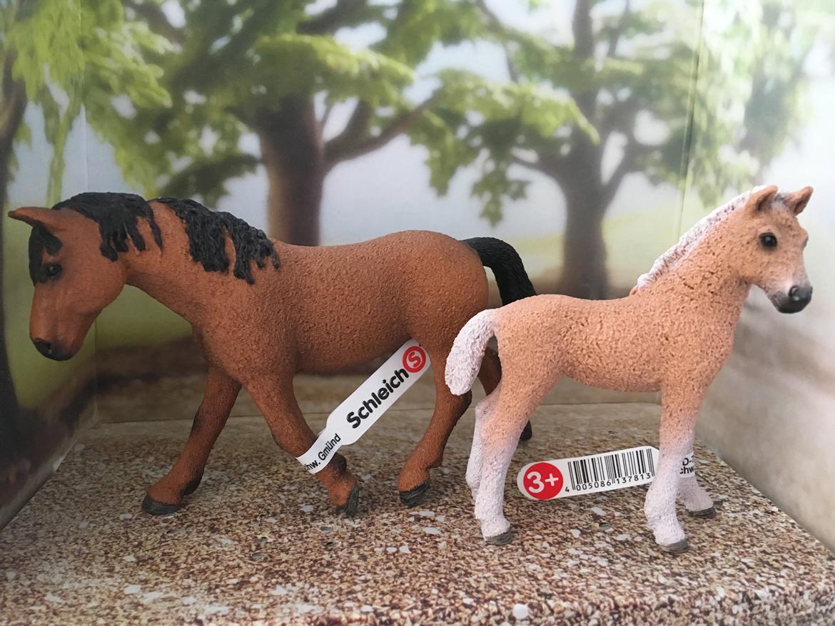 Mine Schleich Dyr - Navn: Faithfull Race: Bashkir Curly Køn: Hoppe Alder: 16 år. Navn: Hindbærgårdens Flower Race: Bashkir Curly. Køn: Hoppe Alder: 14 dage Stamtavle: Mor: Faithfull Far: Ukendt billede 181