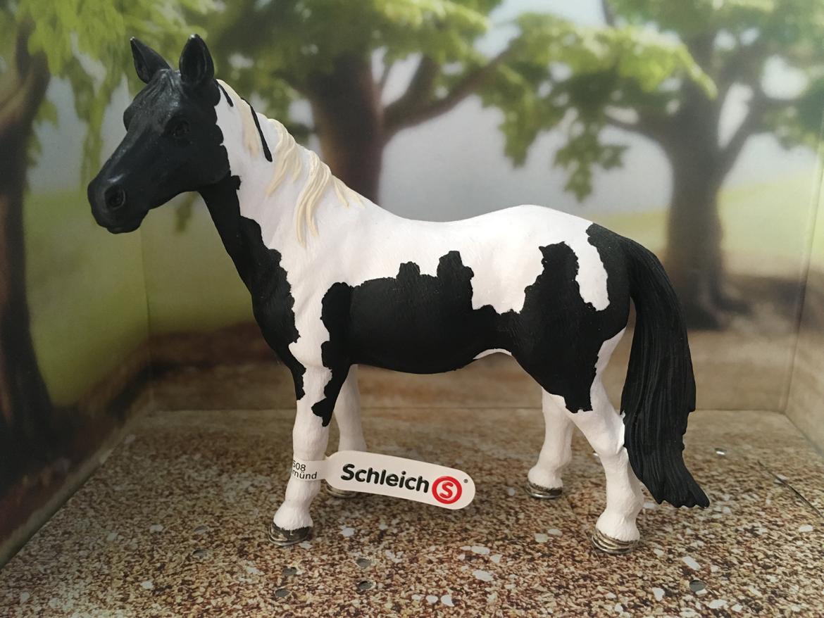 Mine Schleich Dyr - Navn: Victoria. Race: Pinto. Køn: Hoppe. Alder: 4 år billede 183