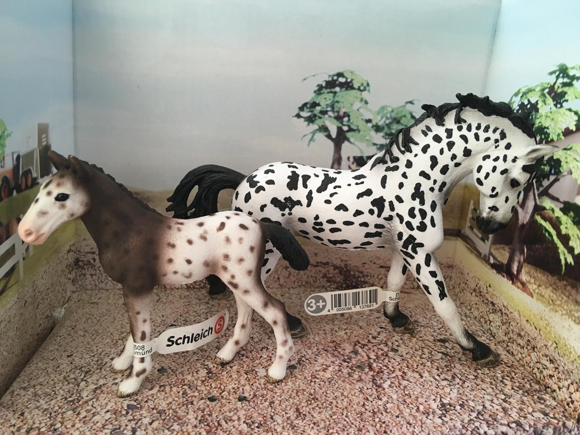 Mine Schleich Dyr - Navn: TopPoint Race: Knapstrupper Køn: Hoppe Alder: 4 år Navn: Hindbærgårdens Tahiti Pride Race: Knapstrupper Køn: Hoppe Alder: 1 mdr. Stamtavle: Mor: TopPoint Far: Aiko billede 186