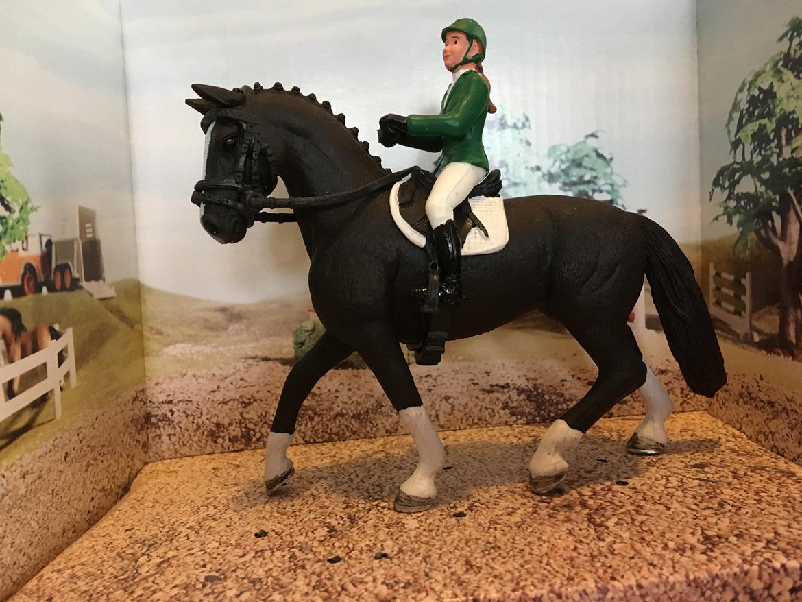 Mine Schleich Dyr - Navn: Cover Girl Race. Hannoveraner Køn: hoppe Alder: 13 år Rytter Carolina billede 219