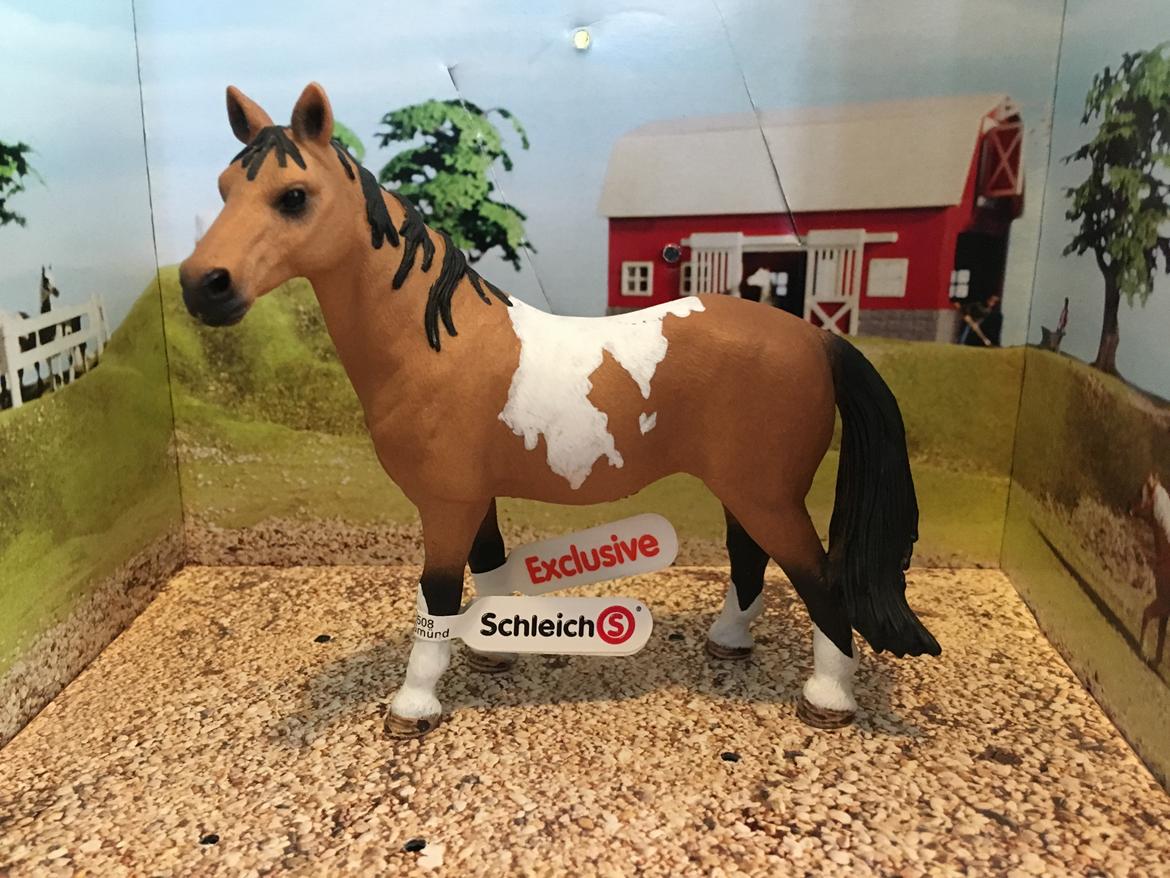 Mine Schleich Dyr - Navn: Amy Race. Pinto Køn: hoppe Alder: 10 år billede 228