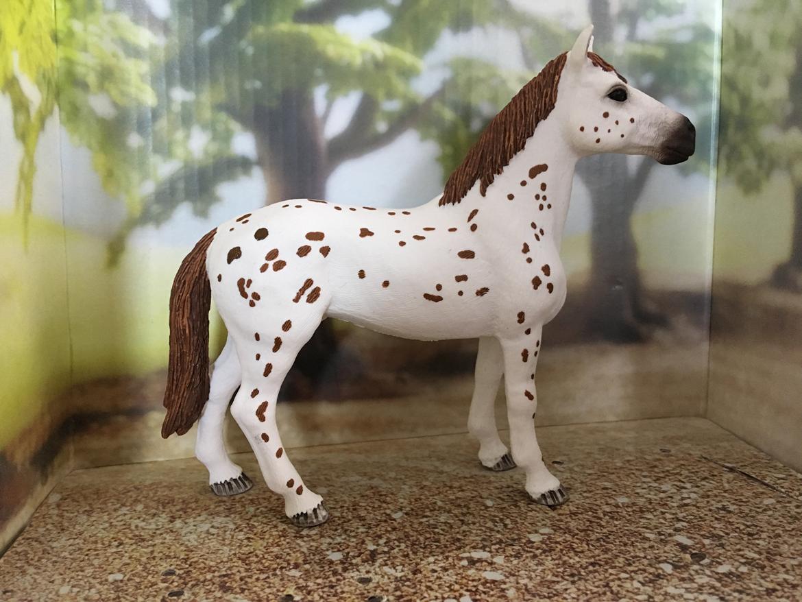 Mine Schleich Dyr - Navn: Fornell Race: Appaloosa Køn: Vallak Alder: 7 år billede 278