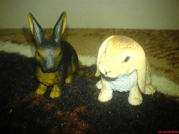 Mine Schleich - Sort kann:1996
Brun kanin:2005 billede 49