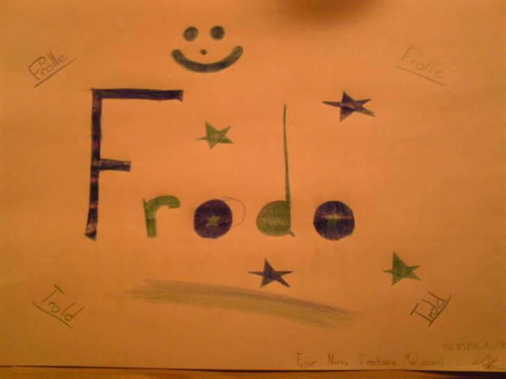 Flotte navneskilte og grimme tegninger :D - Frodo's navneskilt<3. - Nina billede 11