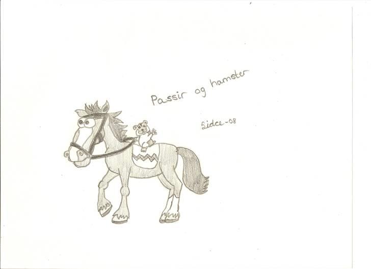 Tegninger(se dem) - Cartoon udgaven af en hest herinde fra. billede 14