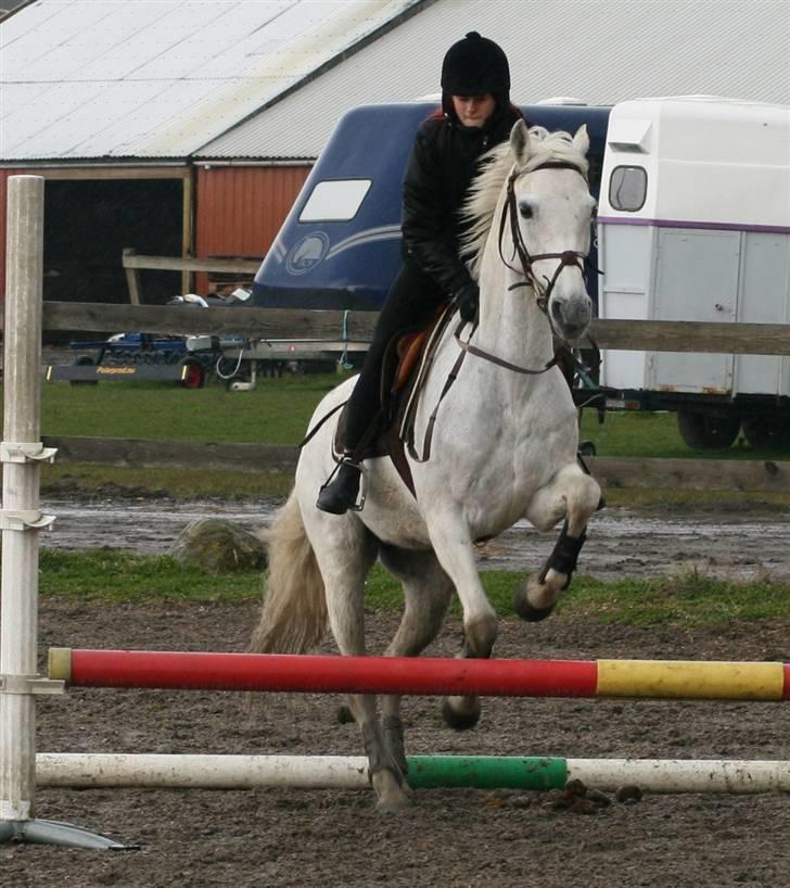 Mit fotoalbum - Her er vi på vej over springet,i fuld fart. billede 3