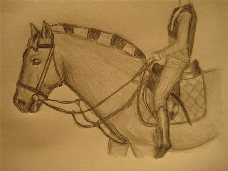 Tegninger  xD - 1} Sku forestille camilla&zeus ... Vinter '07 tror jeg.. billede 1