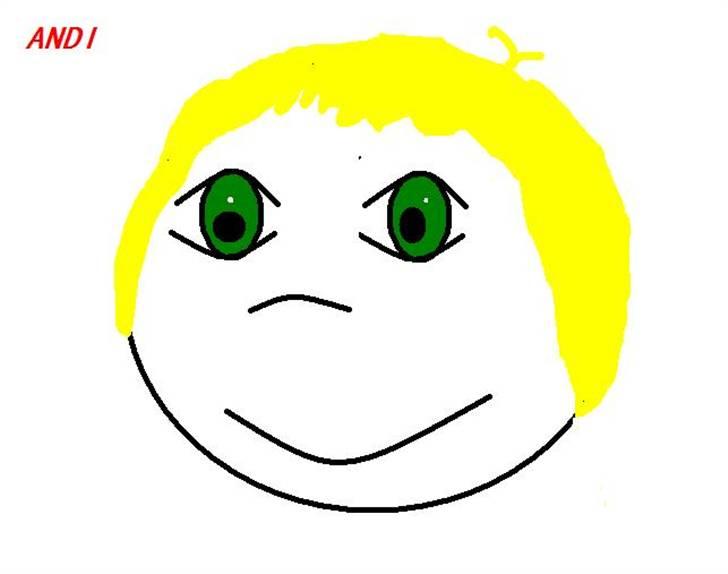 Tegninger - Andi som tegneseries figur sad i bussen og måtte tegne ham (andi er min ven) :D billede 8