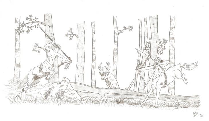 Fantasy - Danin og Gloin på jagt. billede 4