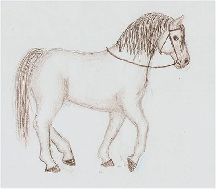 Mine tegninger... - En hest... billede 4