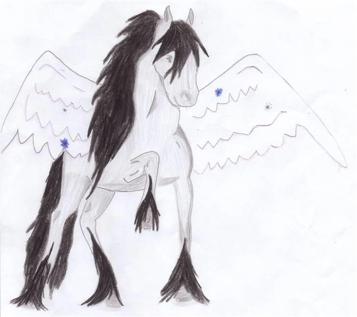 Mine heste tegninger - Pegasus himself :P billede 16