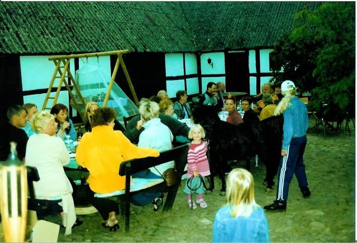 Stutteri Kermo - Familie fødselsdag hvor Kine, jeg og min lillesøster går med Microline som var min lillesøsters shetlandspony. billede 3