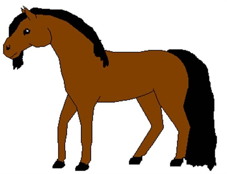 Elsker at tegne :P - Hest lavet i paint billede 16