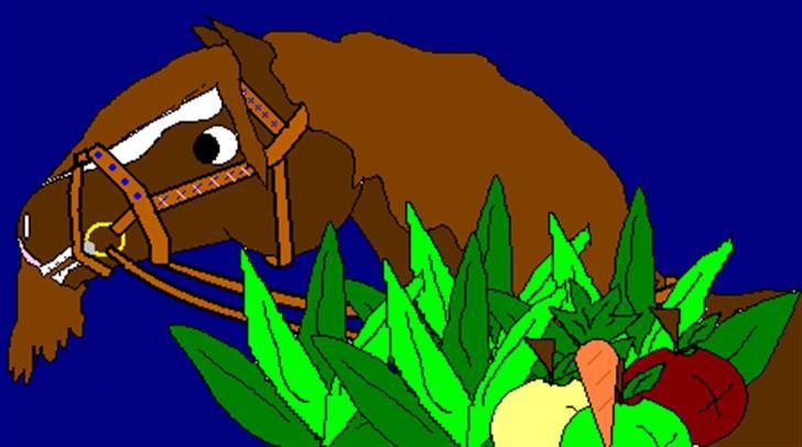 Elsker at tegne :P - Hest lavet i paint billede 17