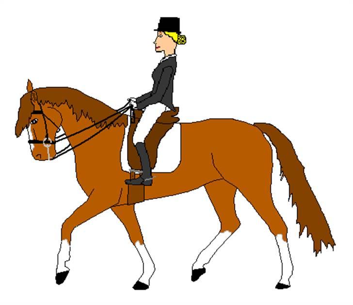 Elsker at tegne :P - Tegneserie hest lavet i paint og farvelagt billede 19