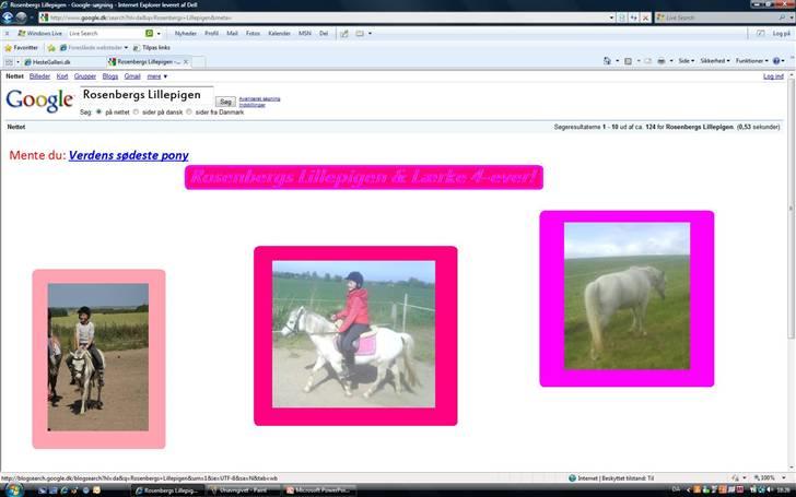 Tegninger, Print Screen osv. xD - Lillepigen og Lærke! billede 7