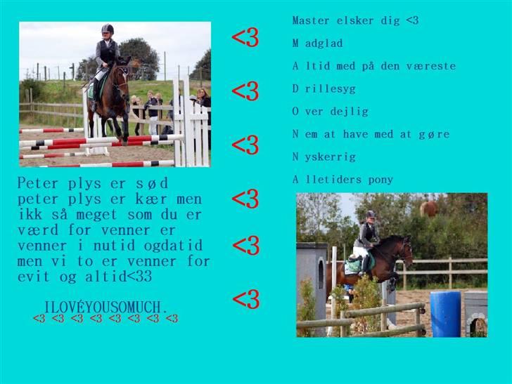 Hej laver billeder til jer :D er de pæne? - 1. Master og peter plys billede 1