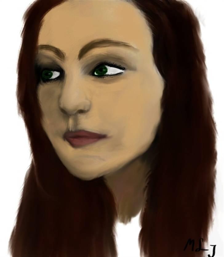 Mine Tegninger - Caroline spurte da vi gik på FU(Fjordvang Ungdomsskole) om jeg ikke ville prøve at tegne hede og her er resultatet.. billede 6