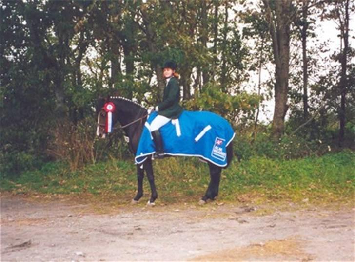 Billeder af andre heste jeg rider - Amanda og Jeg da vi vandt 5-års championatet til VDM 2002 .. :) billede 6