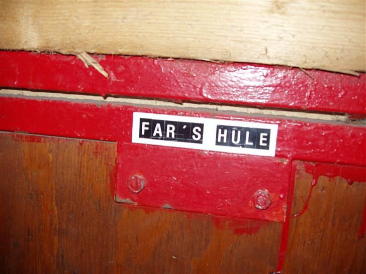 Vores ferie på "nissebo" :) - Henrik (kaldes pap)'s hule/værksted ;) billede 38