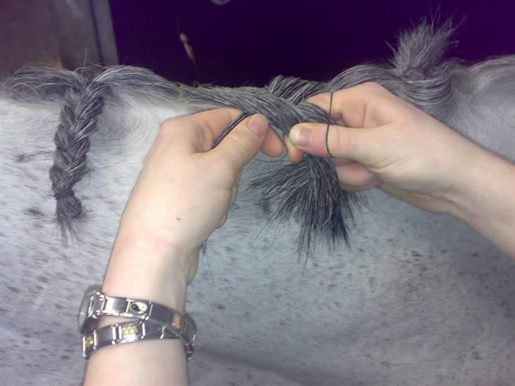 Flette-guide til rosenknopper - Og den i modsatte side ind over den midterste igen... billede 11