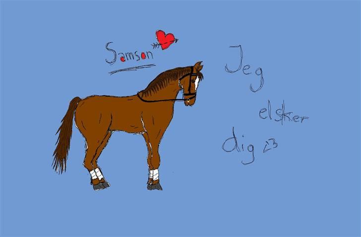 Tegninger, Print Screen osv. xD - Jaa xD Min første hest jeg tegner i paint xD! billede 12