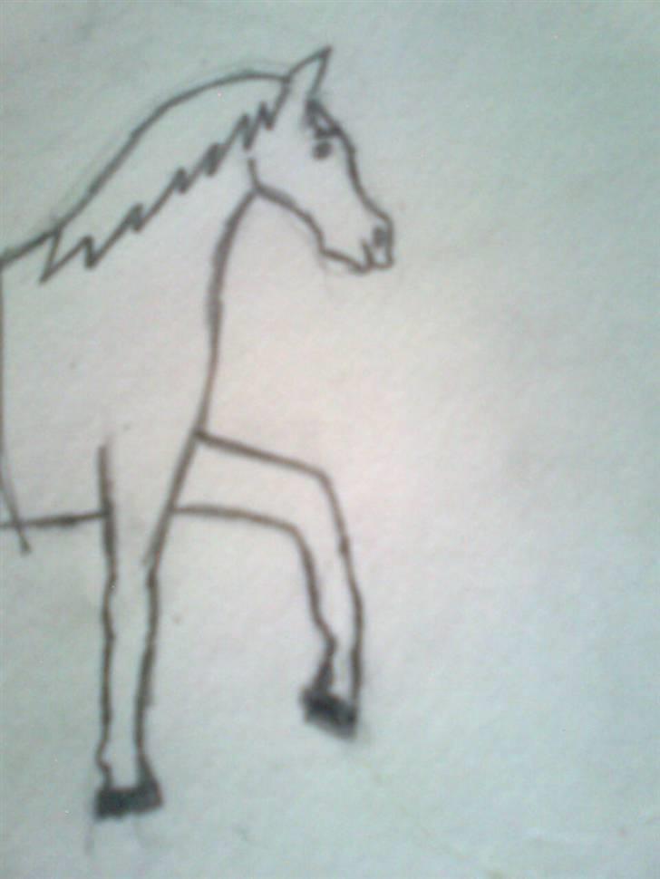 Mine tegninger <3 - Benet er lidt for stort men ellers er jeg stolt over den ;P billede 2