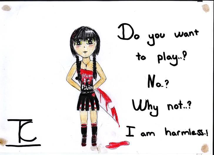 >> Tegninger << - Mig med syg fantasi :D billede 7