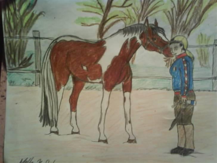 © Mine tegninger :) - Tegning af pintoen Quinto Højgård og ejerenn Sabina, som hedder sabina lund H herinde på HG.
Link: http://www.hestegalleri.dk/html/gal_visbil.asp?ID=110740 billede 41