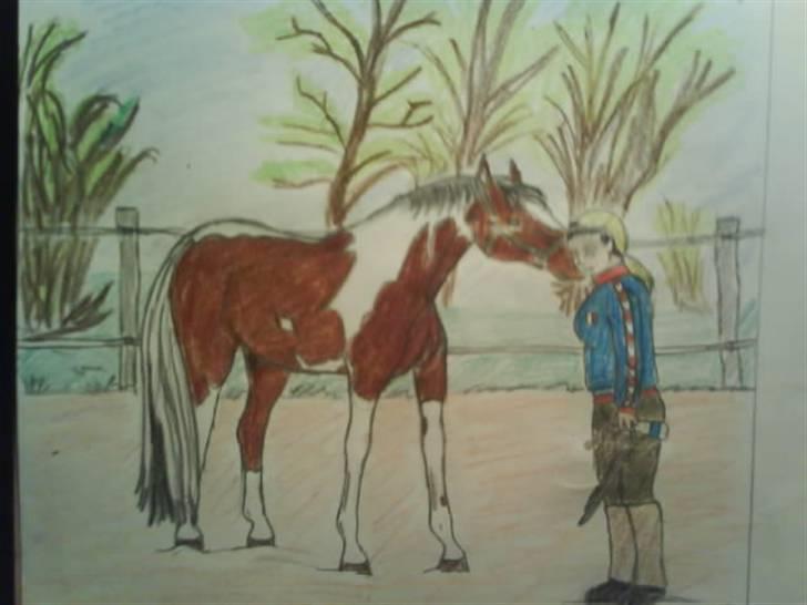 © Mine tegninger :) - Tegning af pintoen Quinto Højgård og ejerenn Sabina, som hedder sabina lund H herinde på HG.
Link: http://www.hestegalleri.dk/html/gal_visbil.asp?ID=110740 billede 42