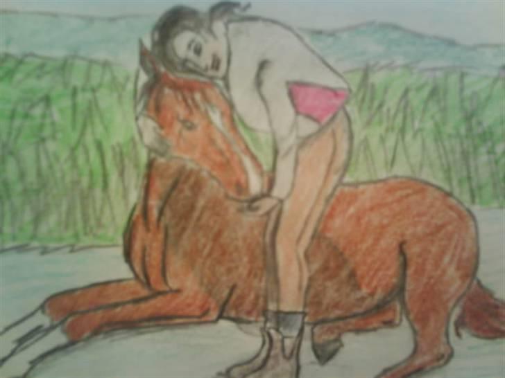 © Mine tegninger :) - Her er Mai Thomsens dejlige hest, Meyer. Mai hedder bare "mai thomsen ." herinde på HG, og hesten er anden særlig race, og hedder som sagt Meyer. Så I kan selv lige tage en kigger, hun har nogle rigtig gode billeder, som jeg godt kunne tænke mig at bruge igen :)
Link: http://www.hestegalleri.dk/html/gal_visbil.asp?ID=46375 billede 47