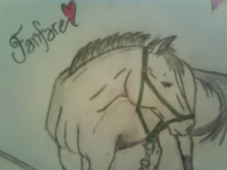 © Mine tegninger :) - Marias Fanfare :) Maria hedder -Team FannieLove- Maria & Fanfare< 3 her på HG
Link: http://www.hestegalleri.dk/html/gal_visbil.asp?ID=128122

- Jeg beklager meget, at der ikke er kommet fuld farve på, men da jeg har meget travlt + har en kæmpe lang kø af folk, der vil have tegnet deres hyppere, så må jeg prøve at udnytte den tid jeg har. Men det vigtigste er, at hesten er der :D 
Håber du kan lide den :) billede 51