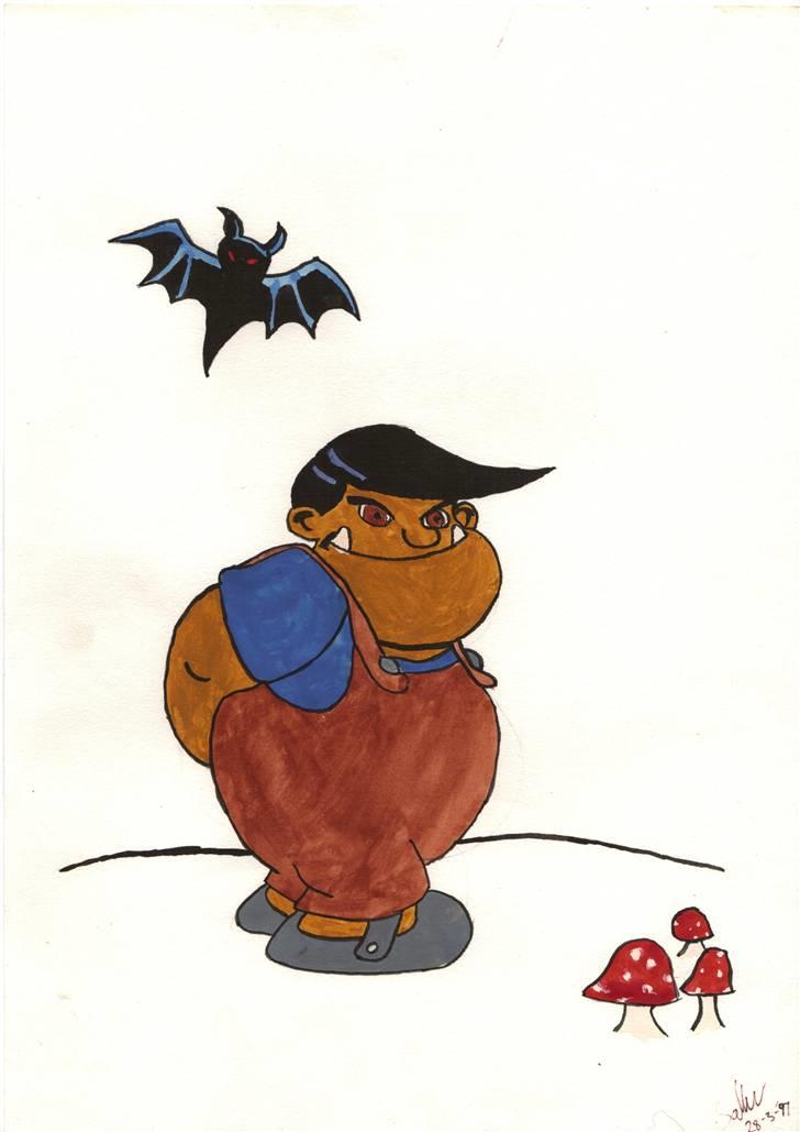 Mine tegninger. - Quark. Tegnet efter billede. billede 9