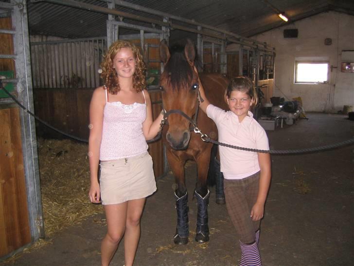 Mig og Lanciano - Line Mig og Lanciano en dag vi hentede ham på Stutteri Røgild billede 1