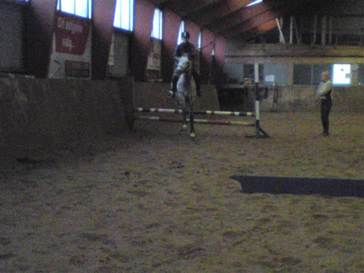 Springning på Brædstrup rideskole d. 31 Marts 10 - Stine og Kemt billede 31