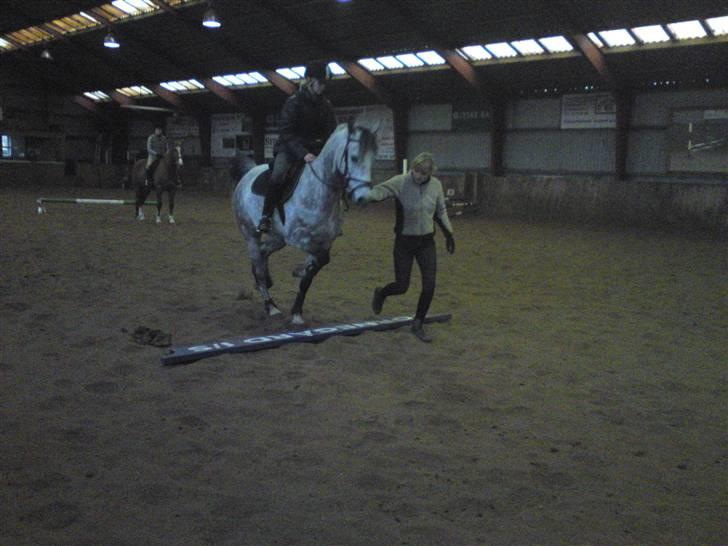 Springning på Brædstrup rideskole d. 31 Marts 10 - Stine og Kemt billede 45