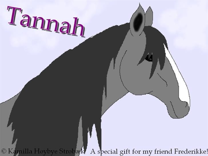 Mine hestetegninger på computeren :) - Denne har jeg tegnet til en veninde :D billede 8