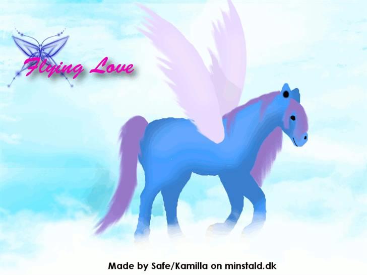 Mine hestetegninger på computeren :) - LUFT! 
Min første pegasus!! :D billede 12